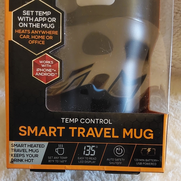🌺 NIB Smartgear 14 oz. Temp Control Smart Travel Mug - Picture 2 of 9